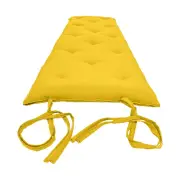 Traditional Floor Rolling Mattress, Cotton Bed, Shiki Futon 3 x 27 x 80 Yellow