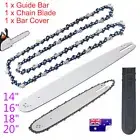 Chainsaw Bar & Chain Kit Fit MTM Giantz Stihl Ryobi Baumr-AG 14" 16" 18" 20 Inch