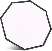 Flash Softbox Diffuser, 30cm Octagonal Folding Camera External Speedlite Light Snoot Nylon Reflector Soft Light Box with Storage Bag for Studio Portrait Photography