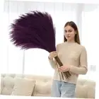 10 Pcs 39''/3.2FT Faux Pampas Grass Decor, Large Tall Fluffy Artificial Purple