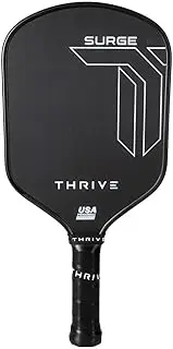 Thrive Surge 16mm T-700 Carbon Fiber All Court Thermoformed Custom Weighted Pickleball Paddle – Includes Custom Lead Weighting System (Swing Weights: 115-117) (USA Pickleball Approved)