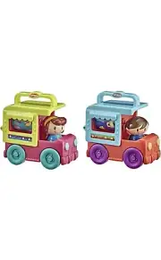 Playskool Fold 'n Roll Ice Cream/Food Trucks Activity Toy Bundle (2) 2020 - BNIB