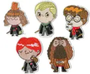 HARRY POTTER CHARACTERS Iron on Patch Embroidered Badge Weasley Malfoy Hagrid