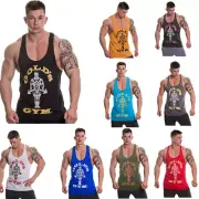 Top Stringer Vest Golds Gym Mens Muscle Joe Workout Training Bodybuilding Tank ！