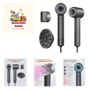 Hair Dryer of High Speed 1600W Negative Ionic Blow Dryer of 110,000 RPM Brush...