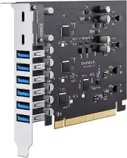 Inateck USB PCIe Card Power Supply Total 16 Gbps USB 3.2 Gen 2 8 USB Ports