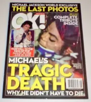 OK! WEEKLY MAGAZINE ~ July 13, 2009 ~ MICHAEL JACKSON'S DEATH ~B-2-3 ~ BRAND NEW