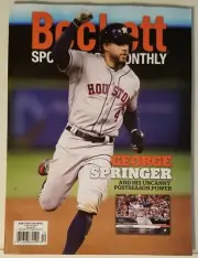 BECKETT SPORTS CARD MONTHLY - GEORGE SPRINGER - DEC. 2019