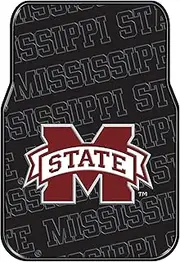 NCAA Mississippi State Bulldogs Two-Pack Front Car Floor Mat