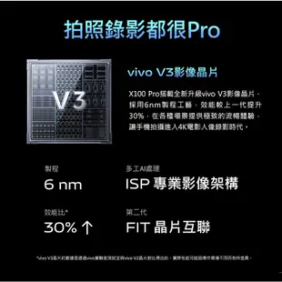 vivo X100 Pro (16G/512G) 6.78吋 5G 智慧型手機【贈多樣好禮】【葳豐數位商城】