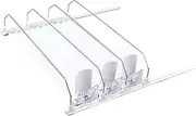 Refrigerator Soda Can Organizer, Adjustable Width Drink Dispenser, Self-Sliding Design, Sturdy and Waterproof Material, Easy to Install and Clean, for Beer Pop Can (3PCS)