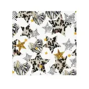 Chic Animal Print Face Towel, Leopard Print Hand Towel, Glamorous Bathroom