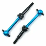 Blue alloy unis IMPROVED VERSION- drive shafts for Tamiya TT02 TT 02 TT01