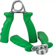 CanDo Hand Grip Exerciser Pair-Green, Medium, 12 lb