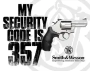 SMITH & WESSON 357 Gun Sign Metal Ad Picture 16x12 Bar Home Office Decor Gift