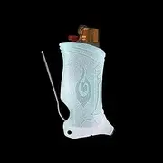 Toker Poker - Bic Lighter Sleeve Glow in The Dark - All Inclusive Tool for Camping and Other (Glow Pink)