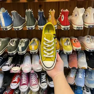 TheOneShop Converse 1970s 70s 麂皮 低筒 黃色 三星標 復刻 帆布鞋 163760C