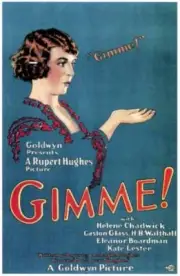Gimme Poster Helene Chadwick 1923 Old Movie Photo