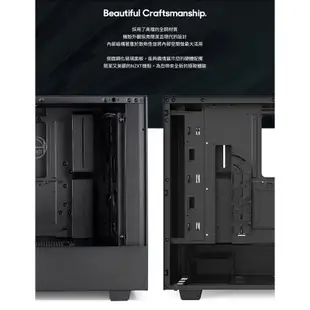 NZXT 恩傑 H510 FLOW 電腦機殼 機箱 MATTE BLACK 黑 MATTE WHITE 白/前板網孔設計