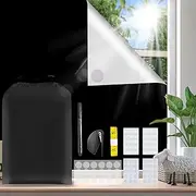 Blackout Blinds, 100% Blackout Curtains, 300 x 145cm, for Bedrooms, Living Rooms, Offices and Any Other Shapes of Window Blind, Easy to Install Sun Blackout Window Shades