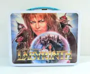Jim Henson's LABYRINTH Embossed Metal Lunchbox David Bowie Jennifer Connelly NEW