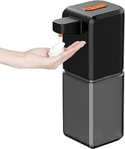 Automatic Foaming Soap Dispenser | USB Wall Mount Hand Foam Pump,17 Oz Electric Soap Dispenser with Sensor Control for Kitchen, Bathroom