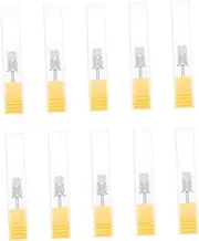 BATHVEVE 10Pcs Manicure Drill Bits Durable Tungsten Pedicure Drill Bits for Nail File for Professional and Home Use