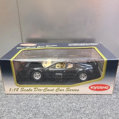 1/18 Kyosho Ferrari 512Bb Black Out-Of-Print Miniature Car Model Minicar