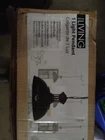 Decor Living 16in. 1-Light Black Pendant Light with Metal Shade 135 Kb