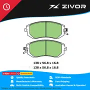 PROTEX Ultra Disc Pad Set For SUBARU LEGACY TOURING WAGON R BP, B13 #DB3207CP