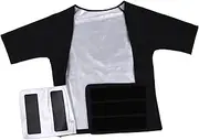 [LIFKOME] Vest Muscle Compression Shirt Body Fitness Shaper Vest Women's Muscle Shirt Sweat-Wicking Workout Top Black