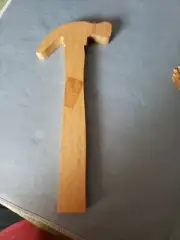 Wood HAMMER - handcrafted stand or hang ready to paint - 4 1/2"W x 10"H x 3/4"