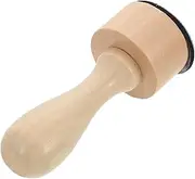 GOOHOCHY Mini Ink Blending Tool Set with Wooden Handle and Replaceable Cleaning Pads Durable Tiny Applicator for Scrapbooking Stamping Nail Care Painting and Art Supplies Beige