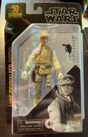 STAR WARS THE BLACK SERIES LUCASFILM 50TH ANNIVERSARY LUKE SKYWALKER (HOTH) MOC