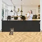 Extra Wide Pet Gate Barrier Kid Baby Safety Fence 1.4/1.8/3M Retractable Guard