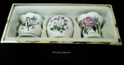 Portmeirion Botanic Garden Gift Set of 3 Floral Votive Candle Holders, 3.5" High