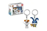 2PK Pop! Funko Max & Snowball Keychain Collectable Fun Accessory Toy 3y+