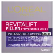 L'Oreal Revitalift Filler [+ Hyaluronic Acid] Night Cream 50ml