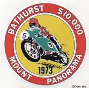 Bathurst 1973 Motorbike Decal -