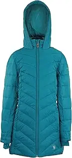 [Spyder] Girls Youth (7-16) Cheveron Quileted Thermaweb Insulated Jacket, Color Variation