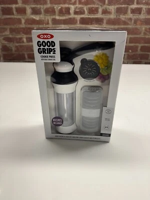Oxo Good Grips Cookie Press With Disk Storage Case! NEW!