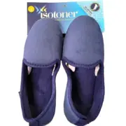 Isotoner Men's Memory Foam Microterry Samson Closed Back Slippers - L (9.5-10.5)