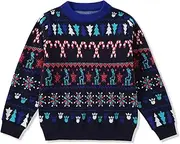 [WESIDOM] Toddler Baby Boys Girls Deer Christmas Sweater Knit Sweatshirt Pullover Tops Ugly Christmas Sweater for Little Kids