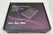 4 in 1 External Blu-Ray Drive, 16X USB 3.0 and Type-C Powerful Desktop External