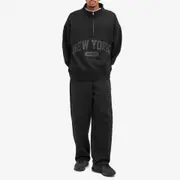 Awake NY Script Quarter Zip Sweatshirt