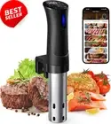 Sous Vide Machine, Wifi APP Included, 1100W Sous Vide Cooker with Accurate Tempe