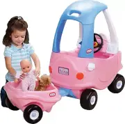 Little Tikes Princess Cozy Coupe Trailer Pink Kids Ride On Toys Car Parts