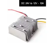 Dc 24V To 12V Step Down 10A 120W Power Converter Car Regulator Adapter For Auto Car Truck Boat Etc - Waterproof (Dc15-40V Inputs)
