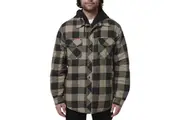 Hard Yakka Mens Quilted Hooded Jacket Y06690 - Ironbark