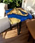 30" Square Blue Coffee Table Top Living Room & Balcony Furniture Hallway Decors